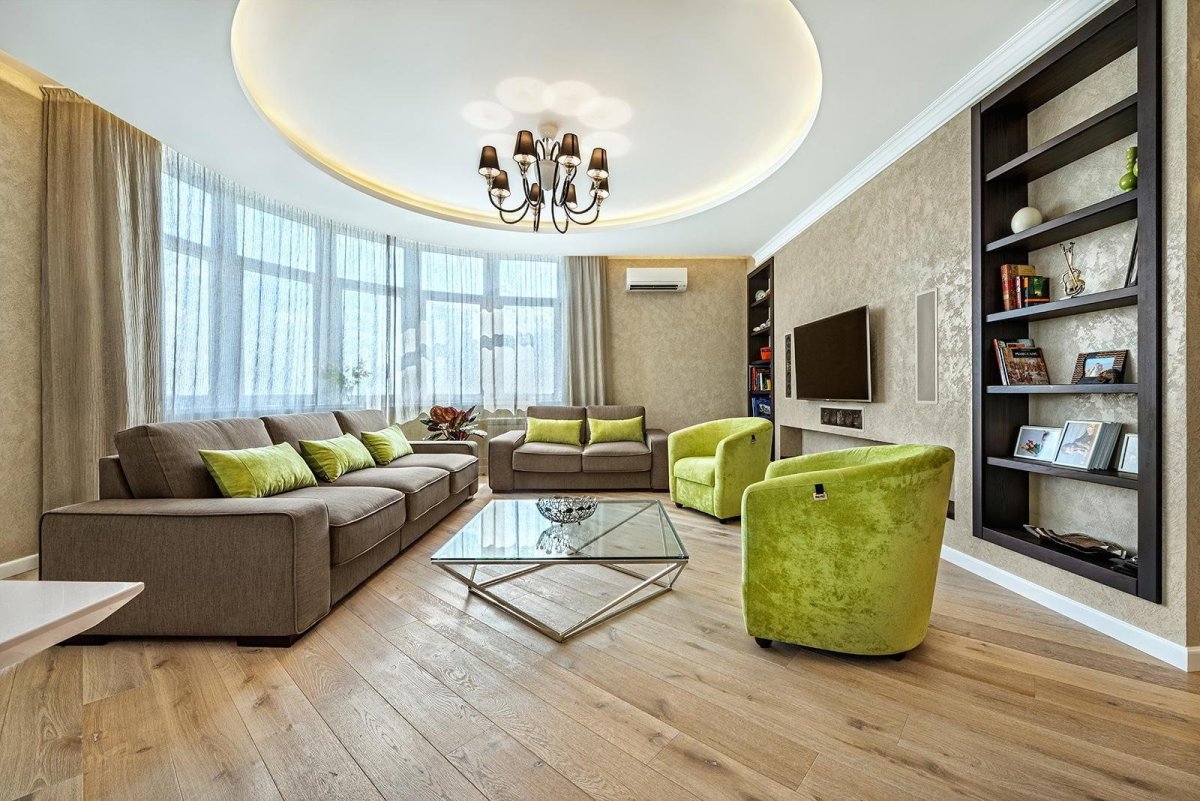 Современный светлый интерьер