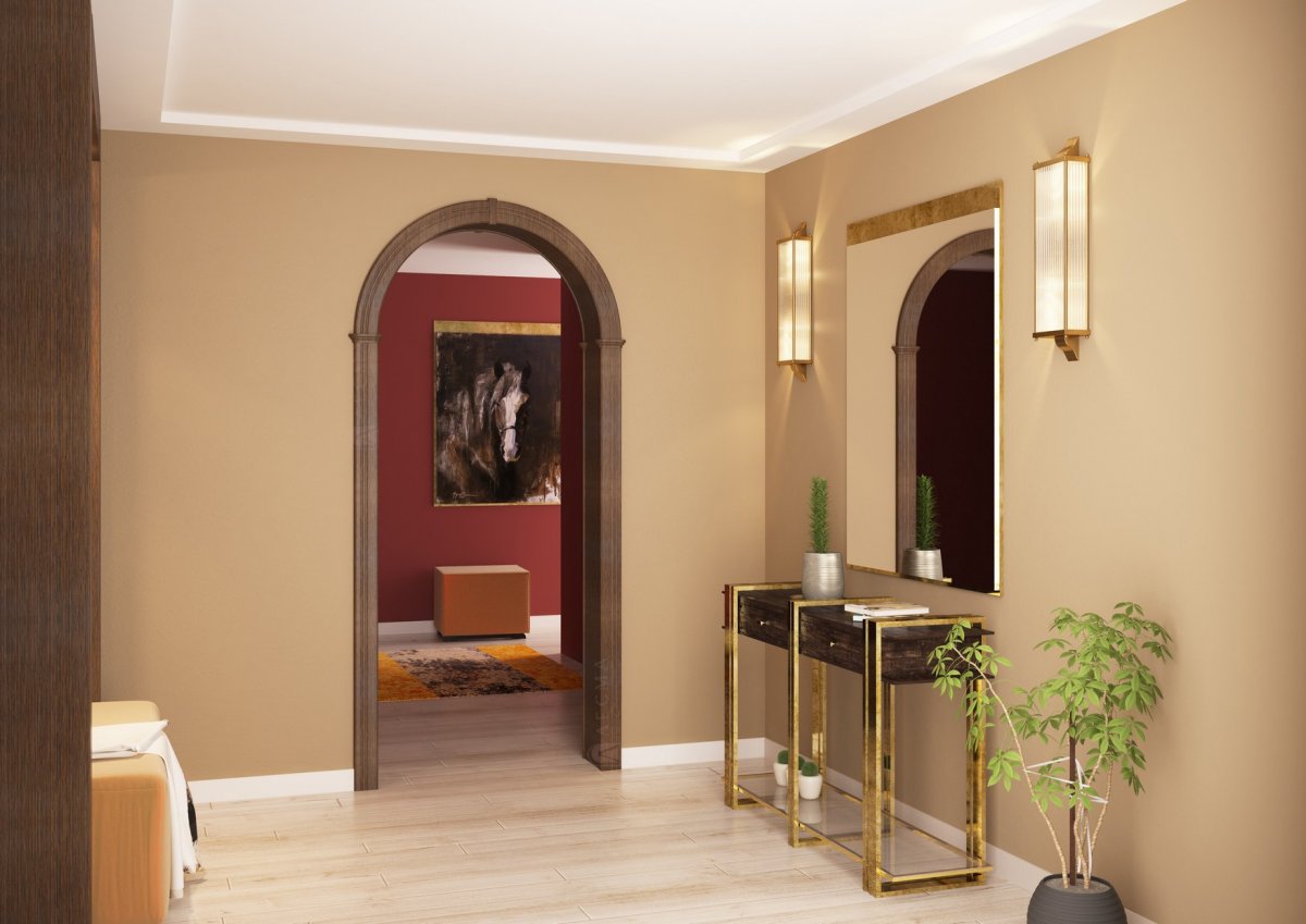 Арка из декоративного кирпича