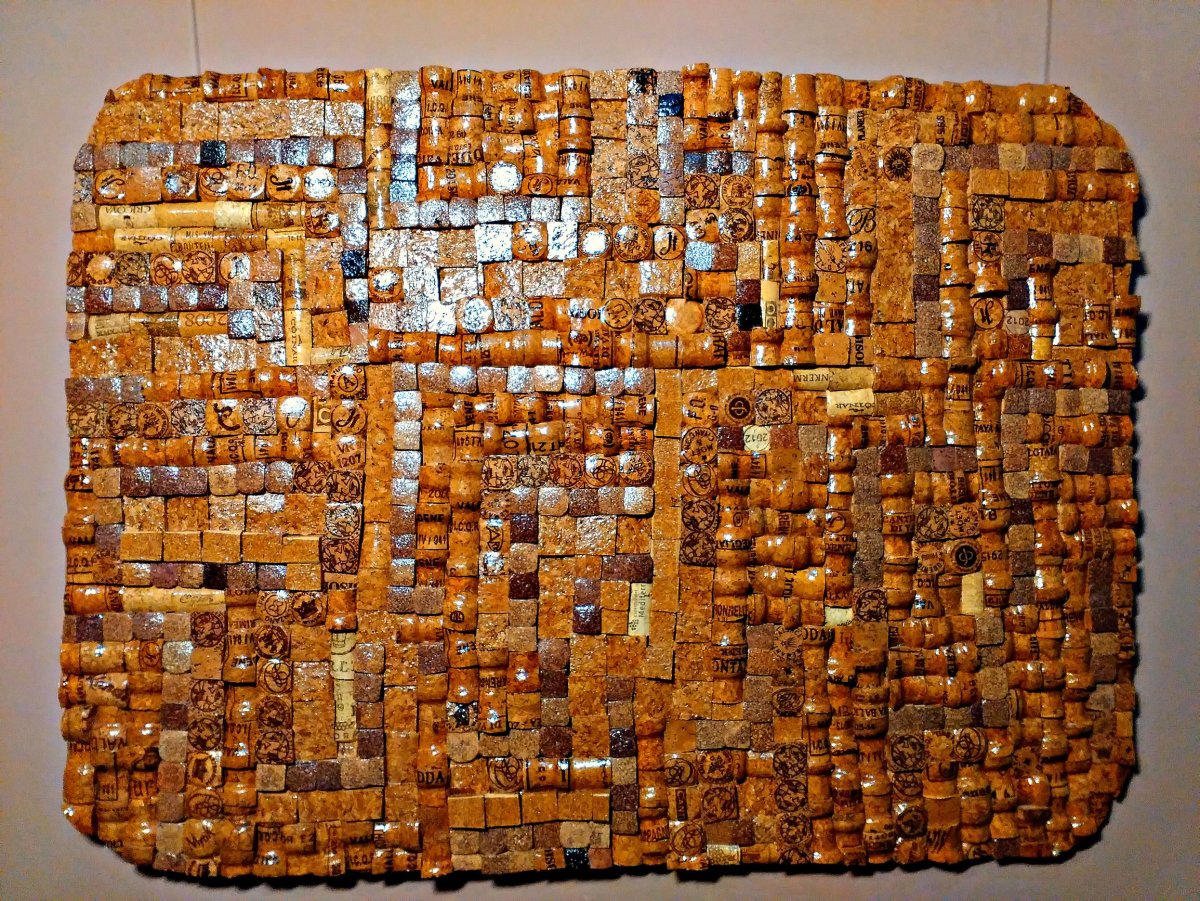 Коврик из винных пробок своими руками