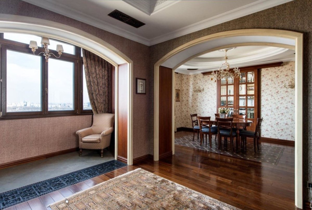 Арочная дверь на кухню