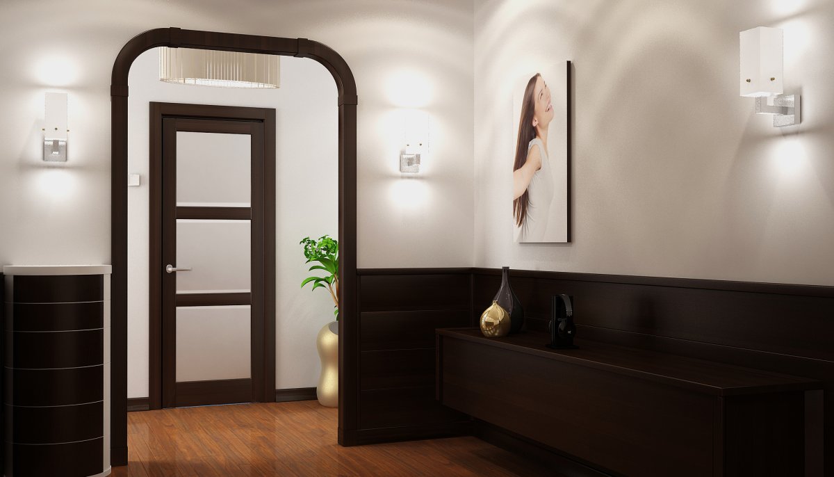 Арка Лесма портал Люкс итальянский орех