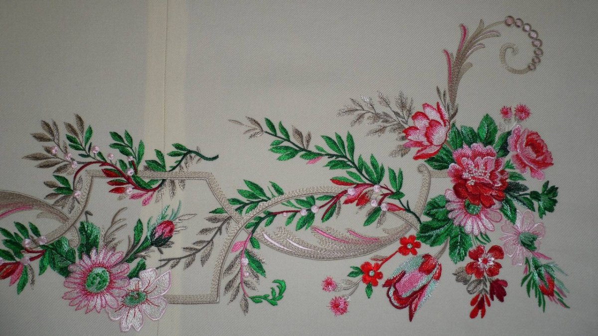 Украинские узоры для вышивки гладью