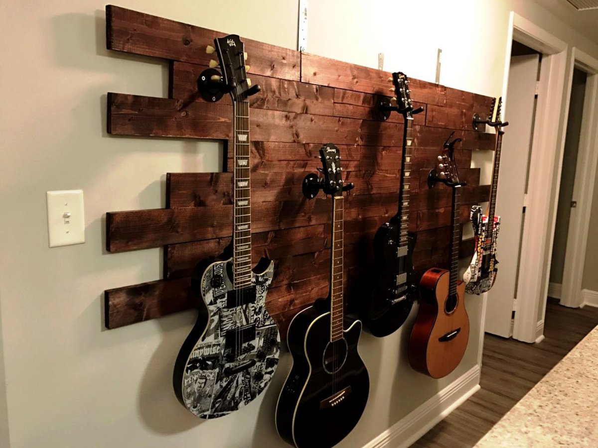 Электрогитара на стене