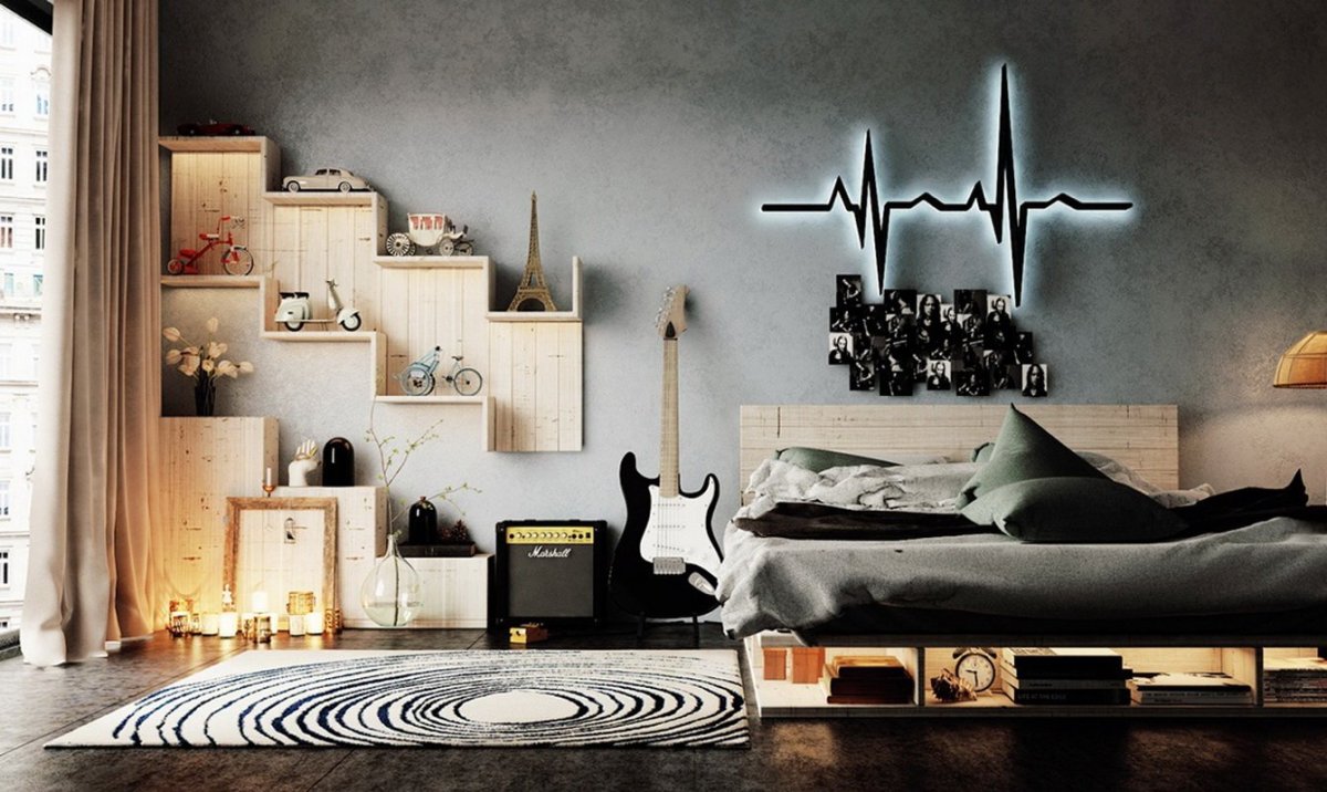 Креативные стены в интерьере