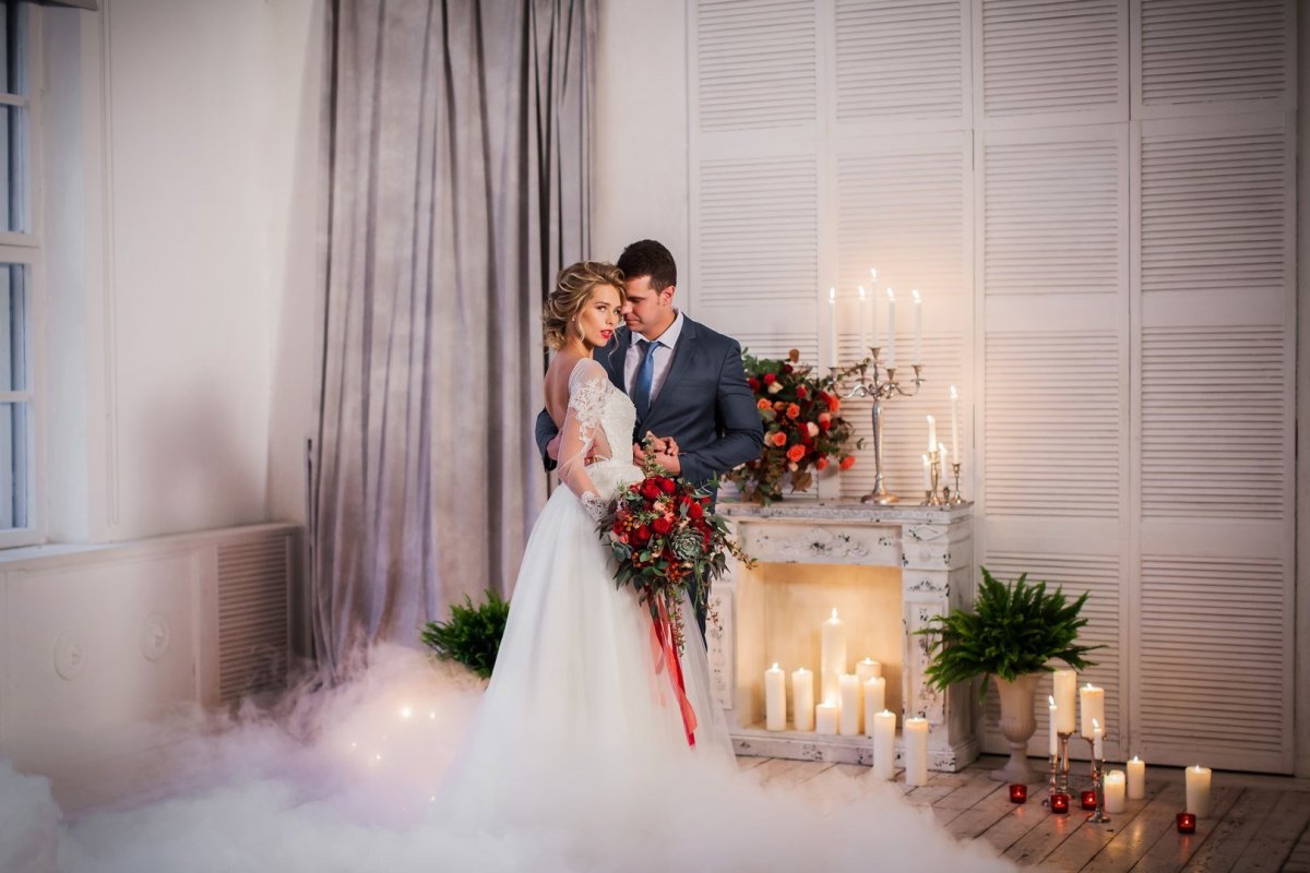 Свадебная фотосессия в студид