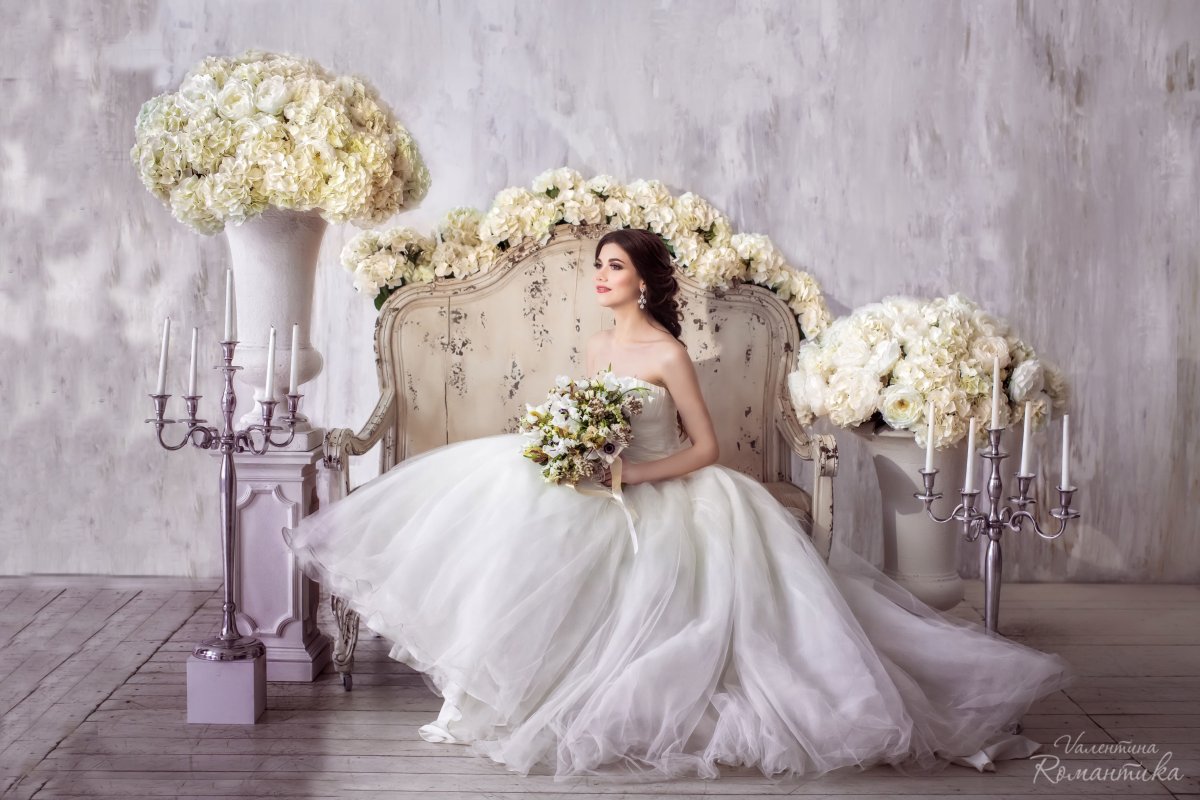 Свадебная фотосессия в студии