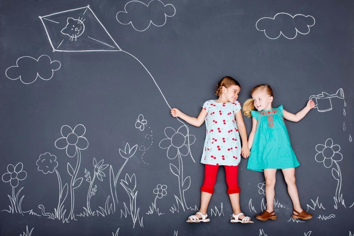 Графитовая доска в интерьере детской