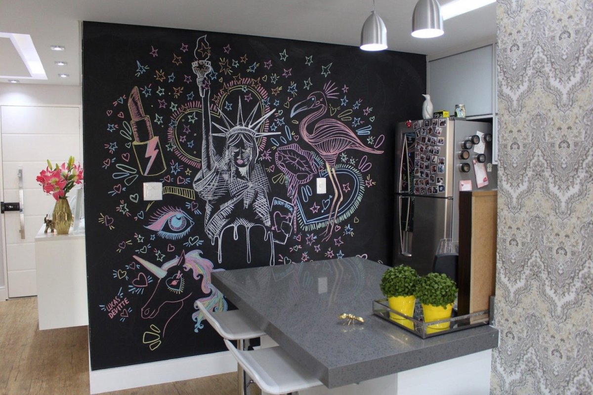 Настенная доска для мела