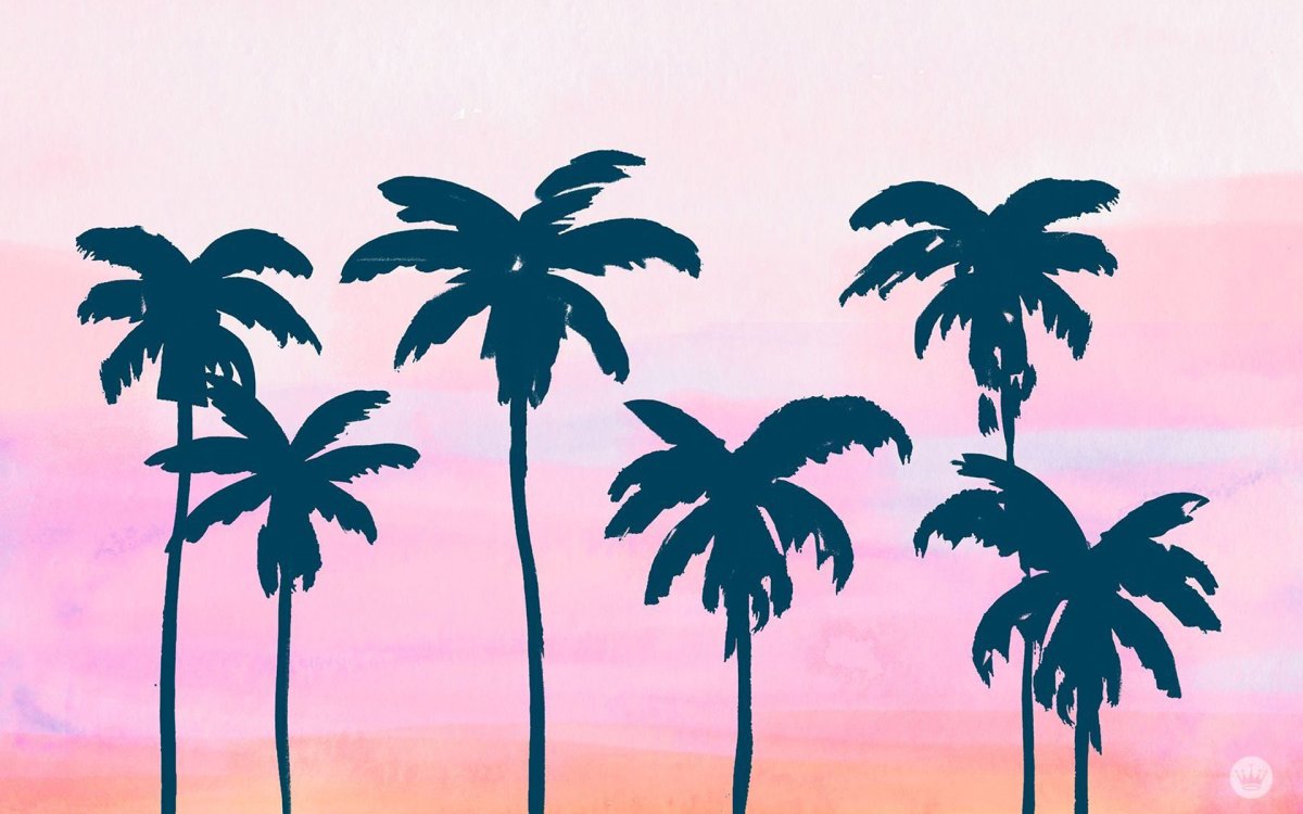 Летние обои на ноутбук Эстетика