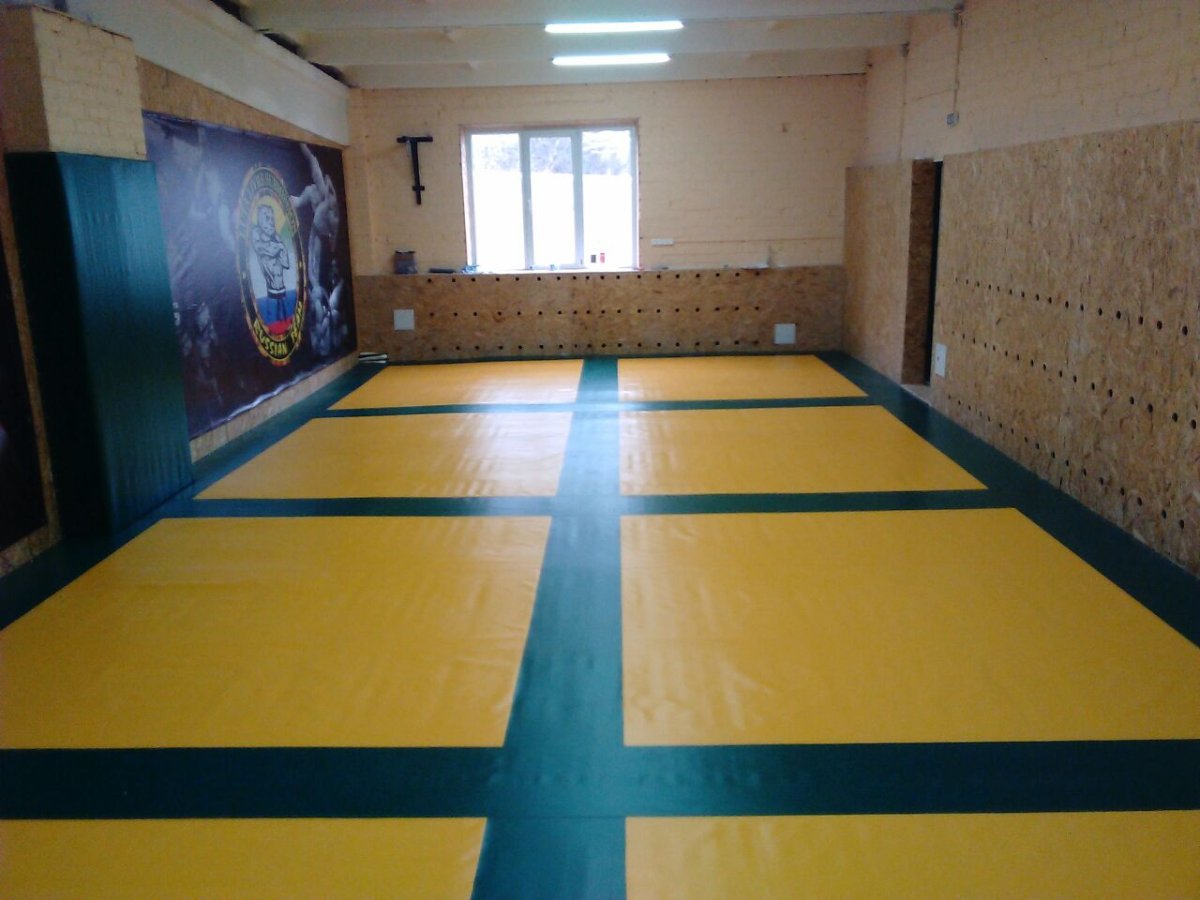 Борцовский ковер для каратэ 12x24