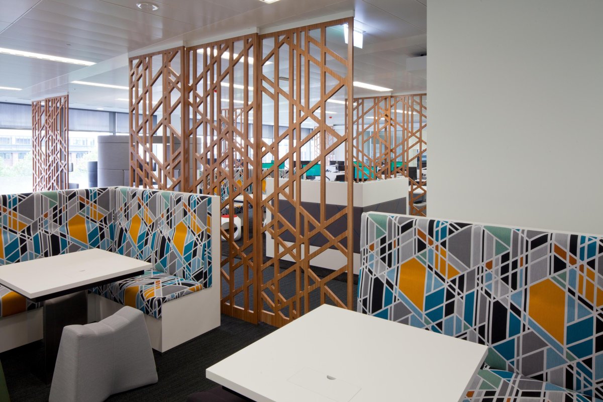 Декоративная перегородка на кухне