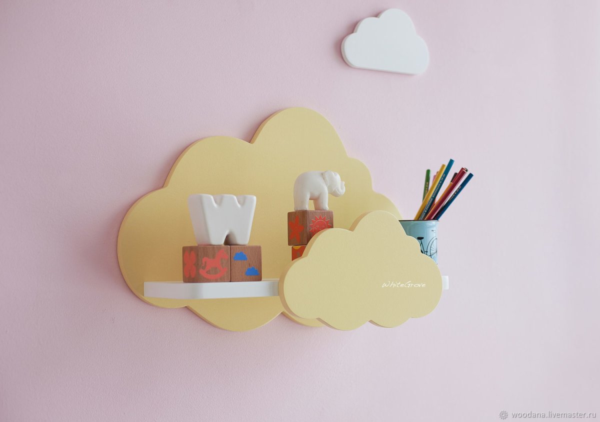 Полка детская "облачко"