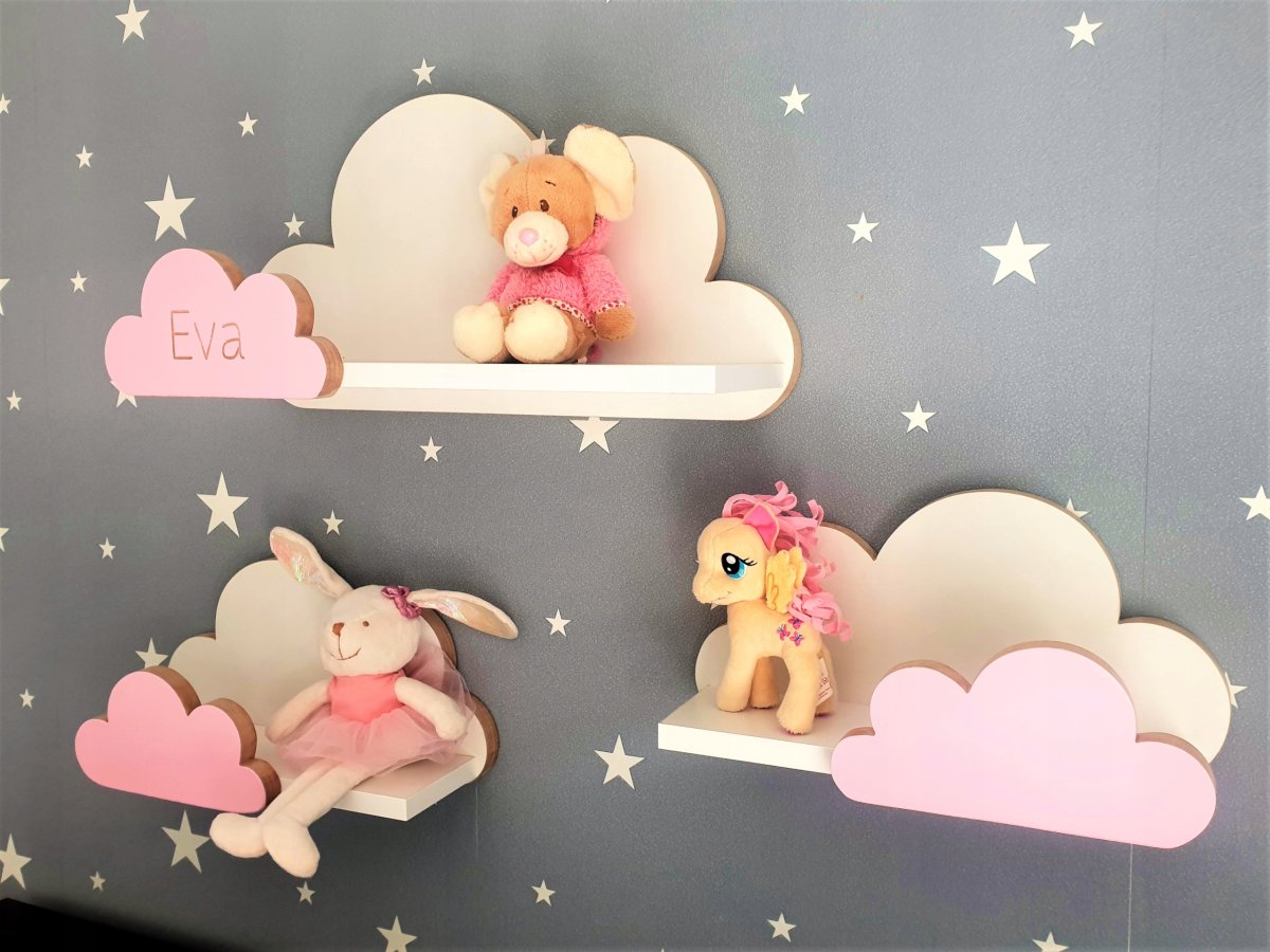 Полки в виде облачков