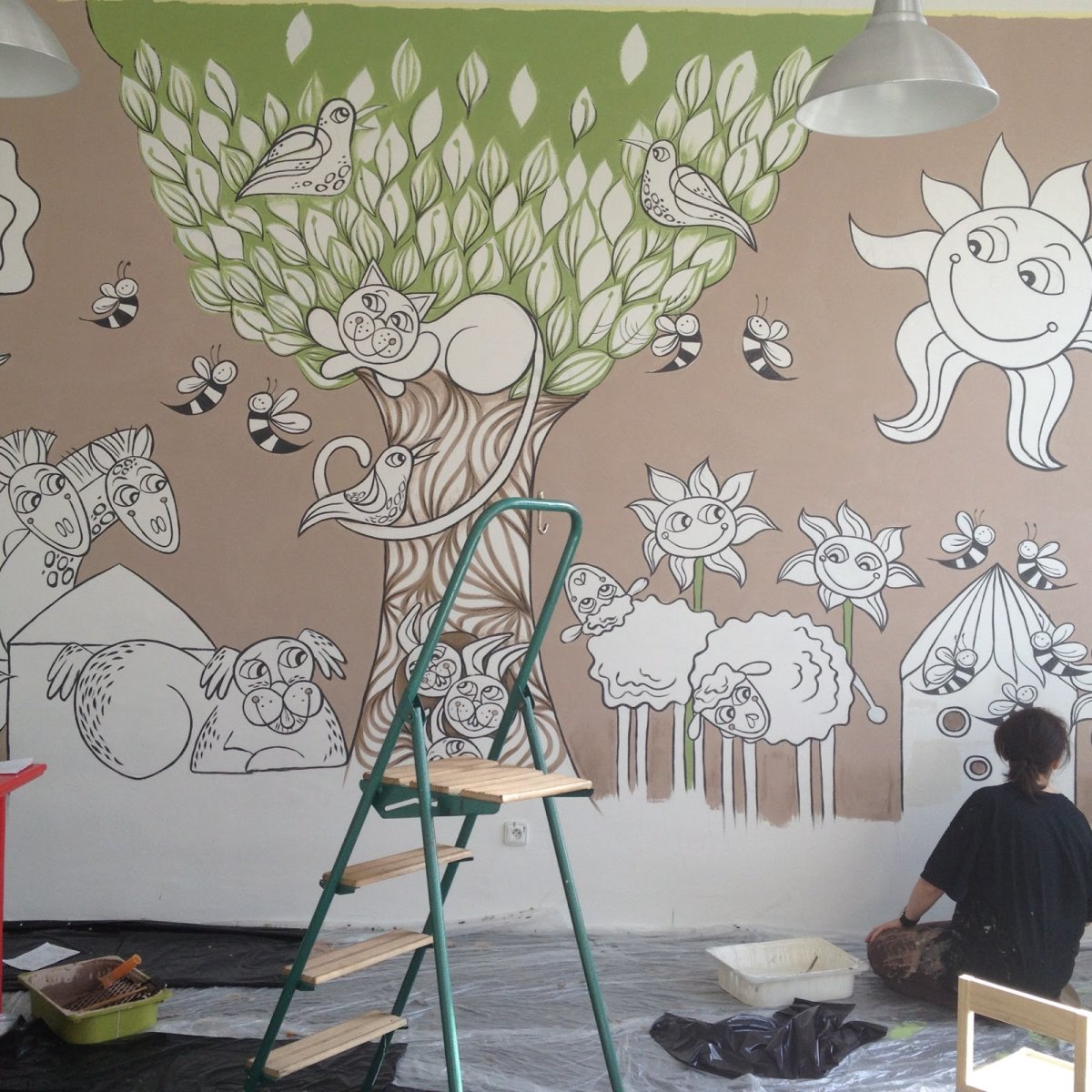 Роспись стен для подростка