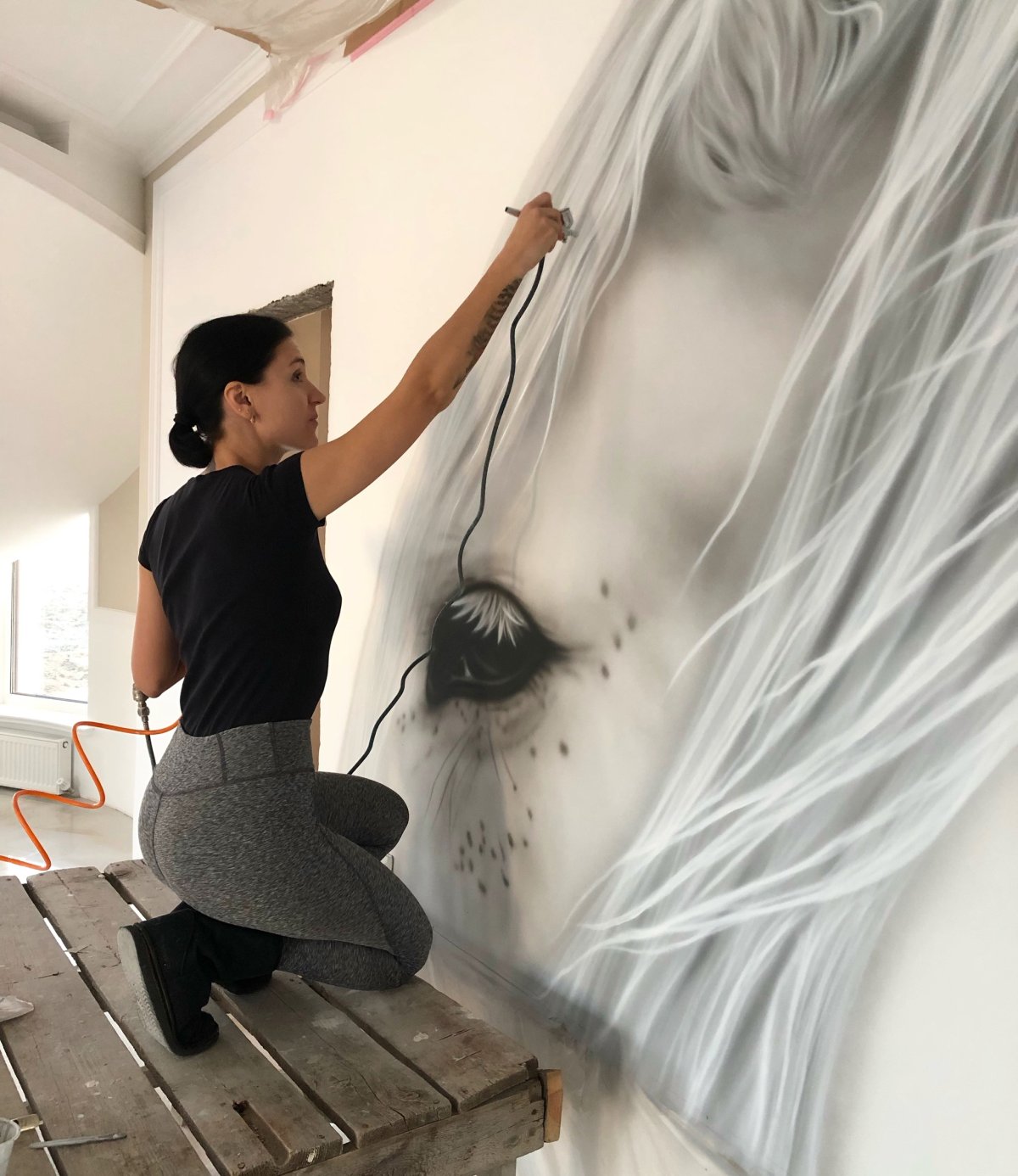 Поп арт на стене