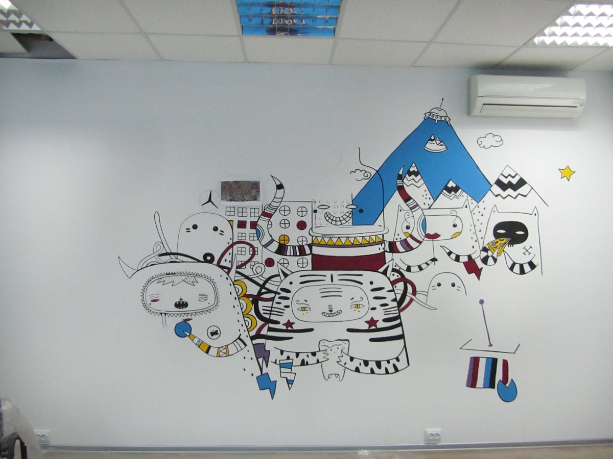 Доска для рисования на стену