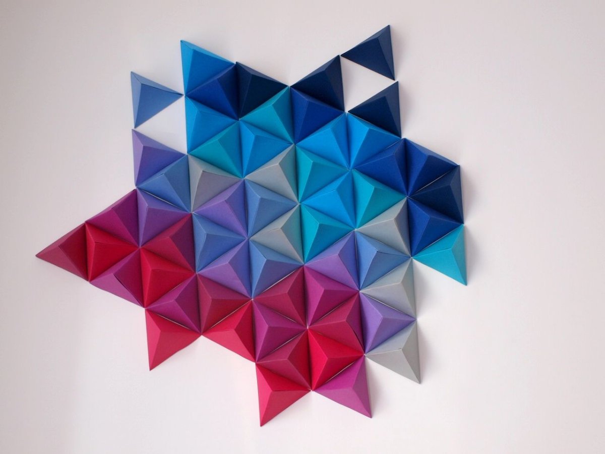 Объемные фигуры на стену