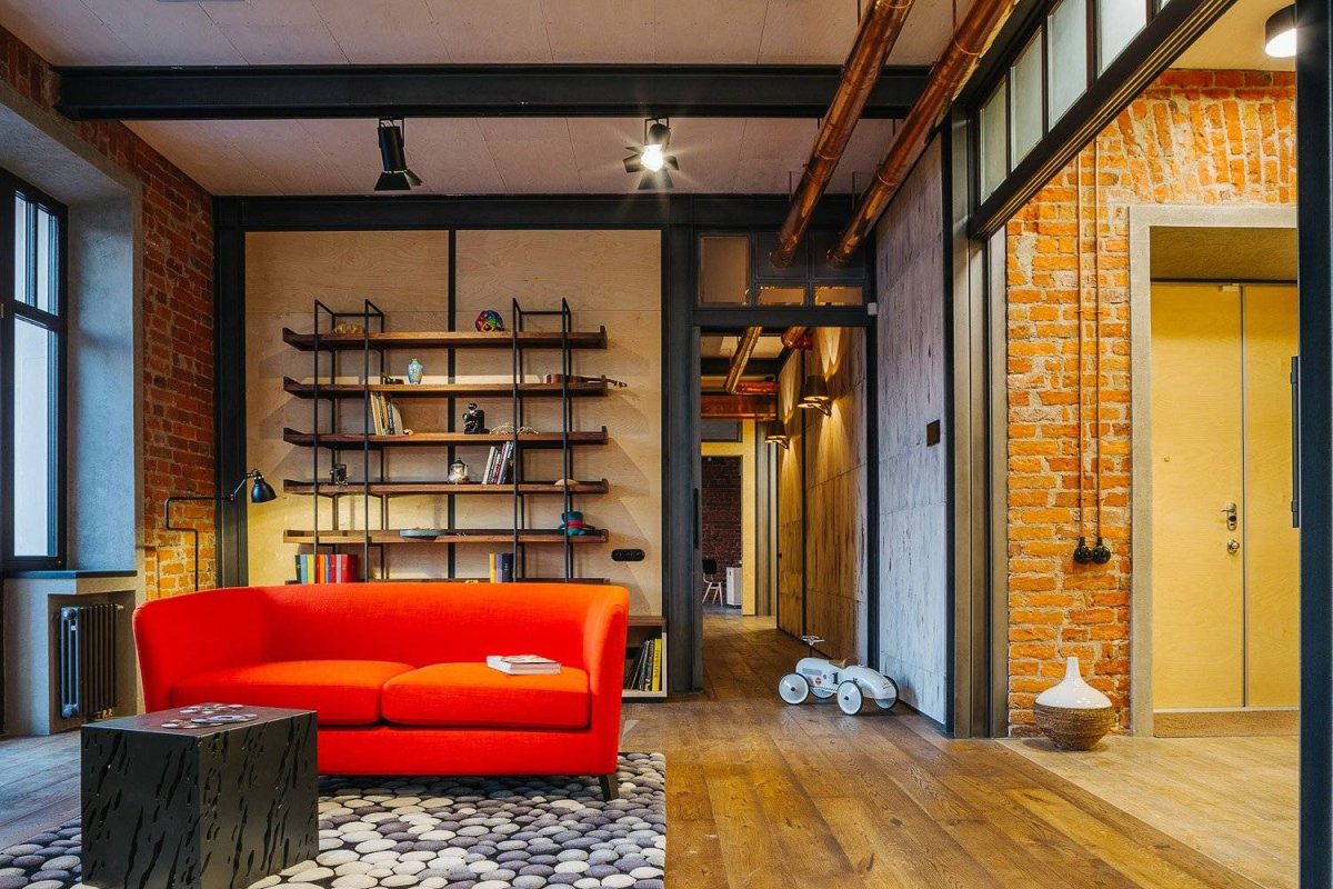 Потолок лофт фальшбалки