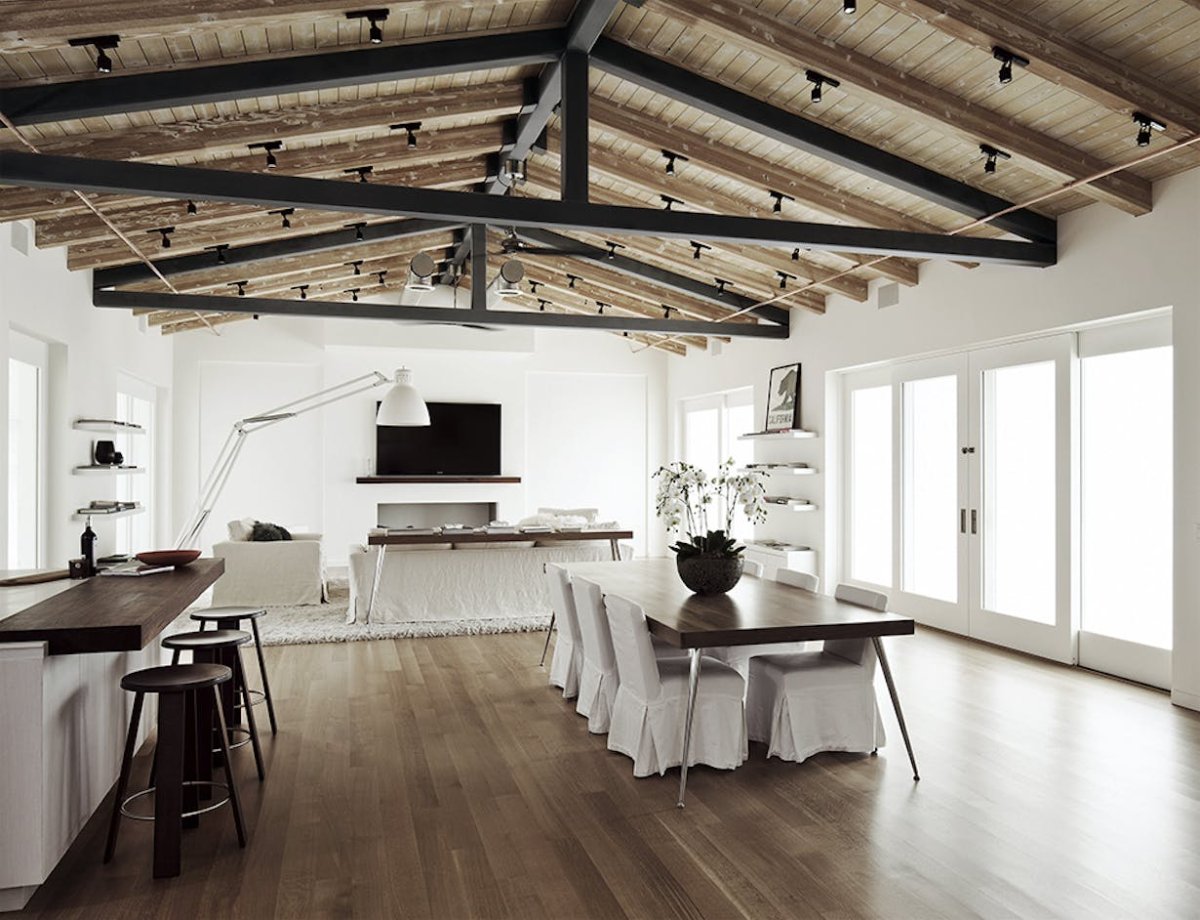 Мансарда в скандинавском стиле