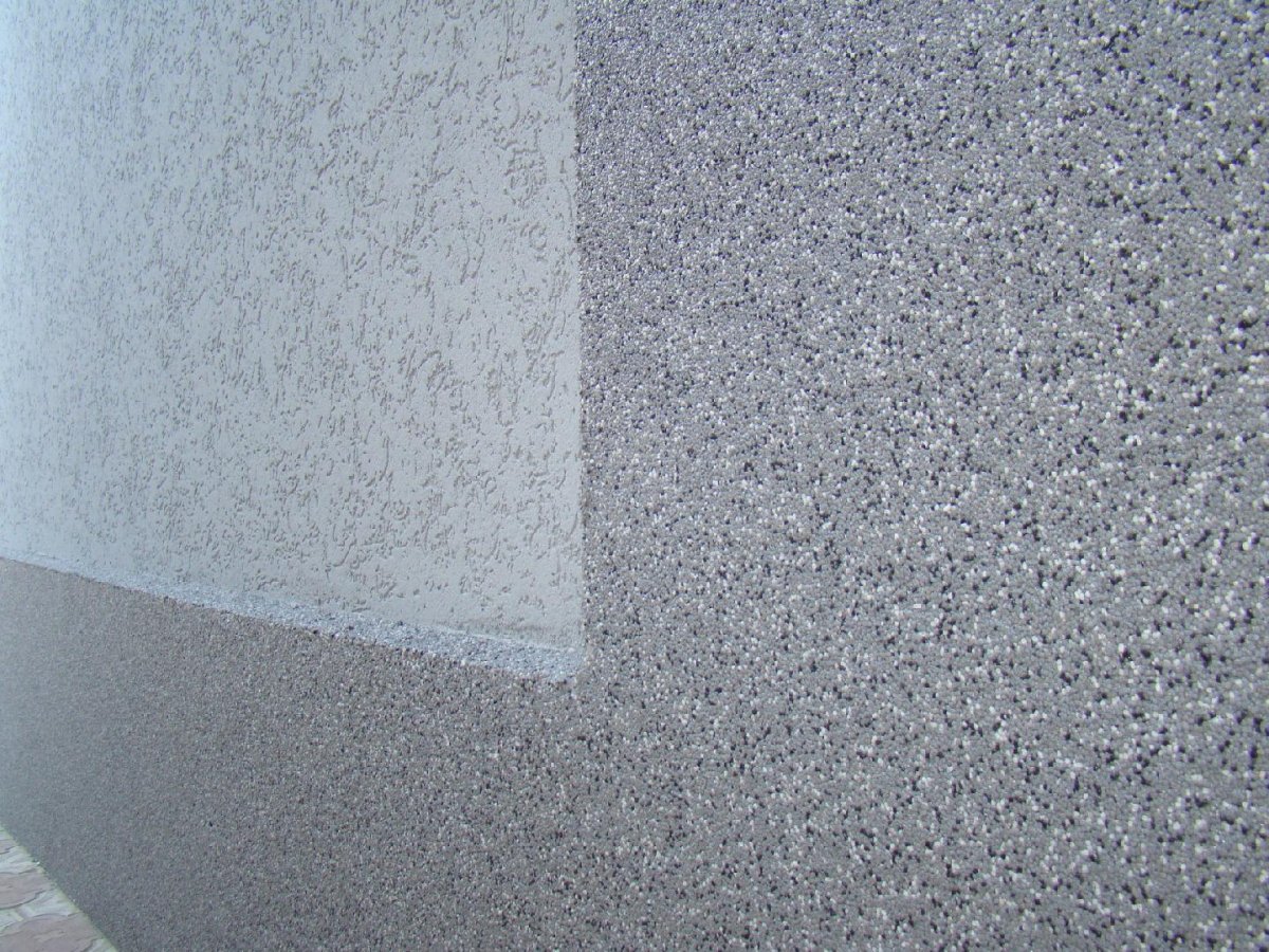 Мозаичная краска в интерьере