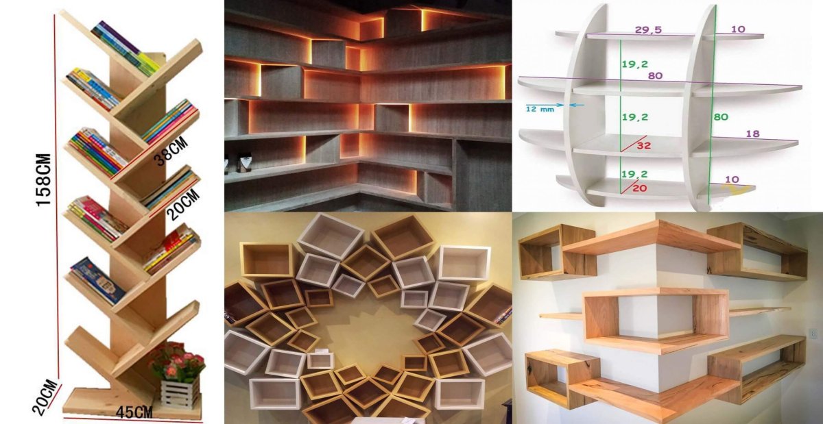 Вставка на книжную полку своими руками