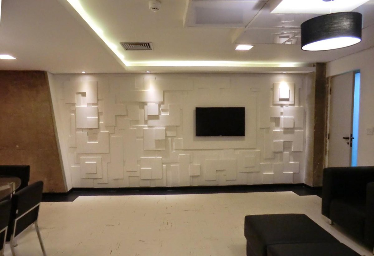 Объемные стены из гипсокартона