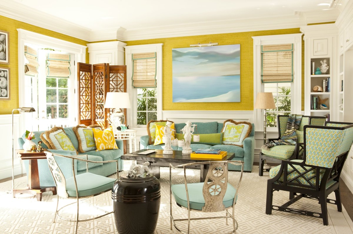 Интерьер в желтых тонах