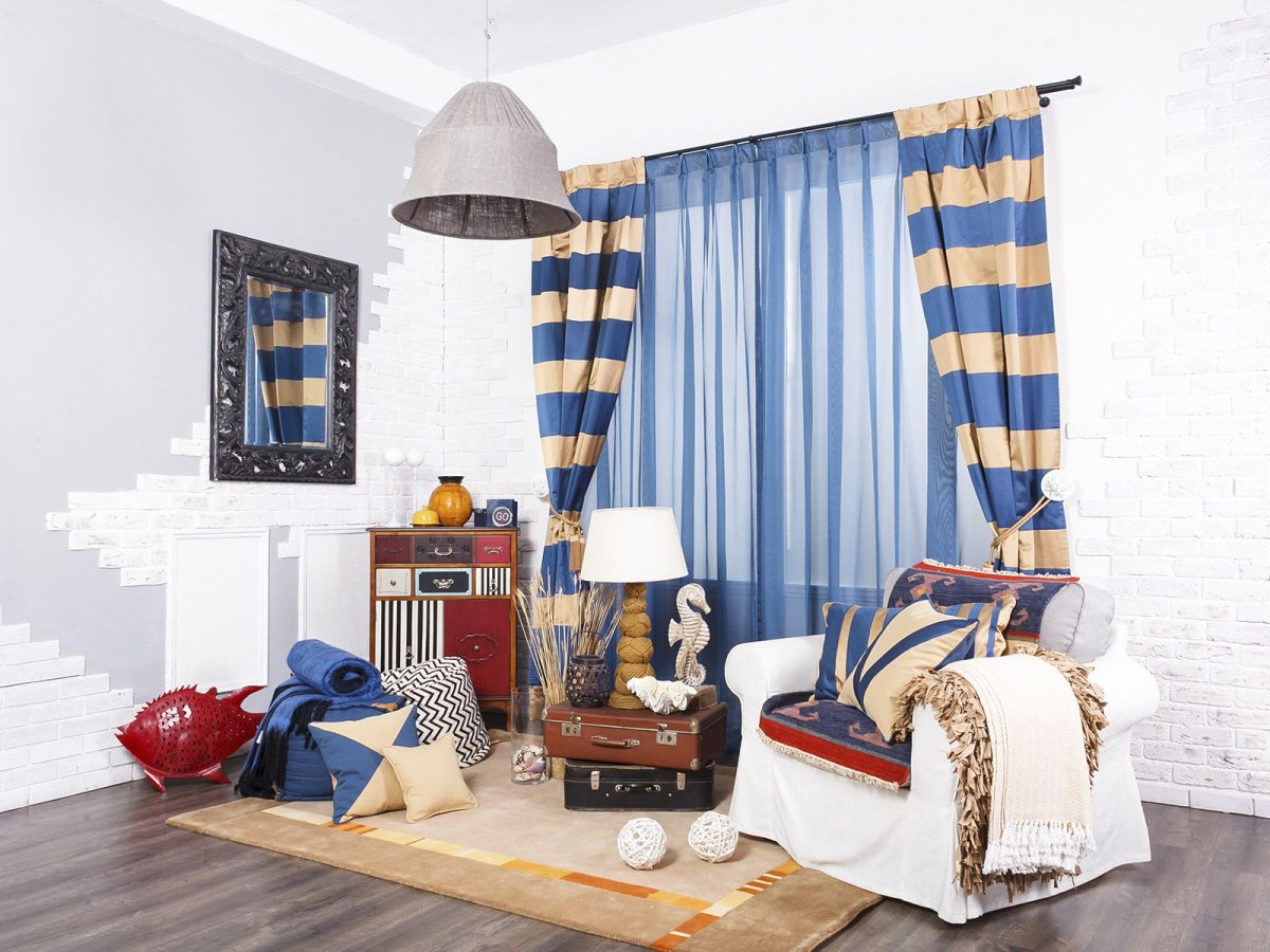 Stripe Linen Curtains