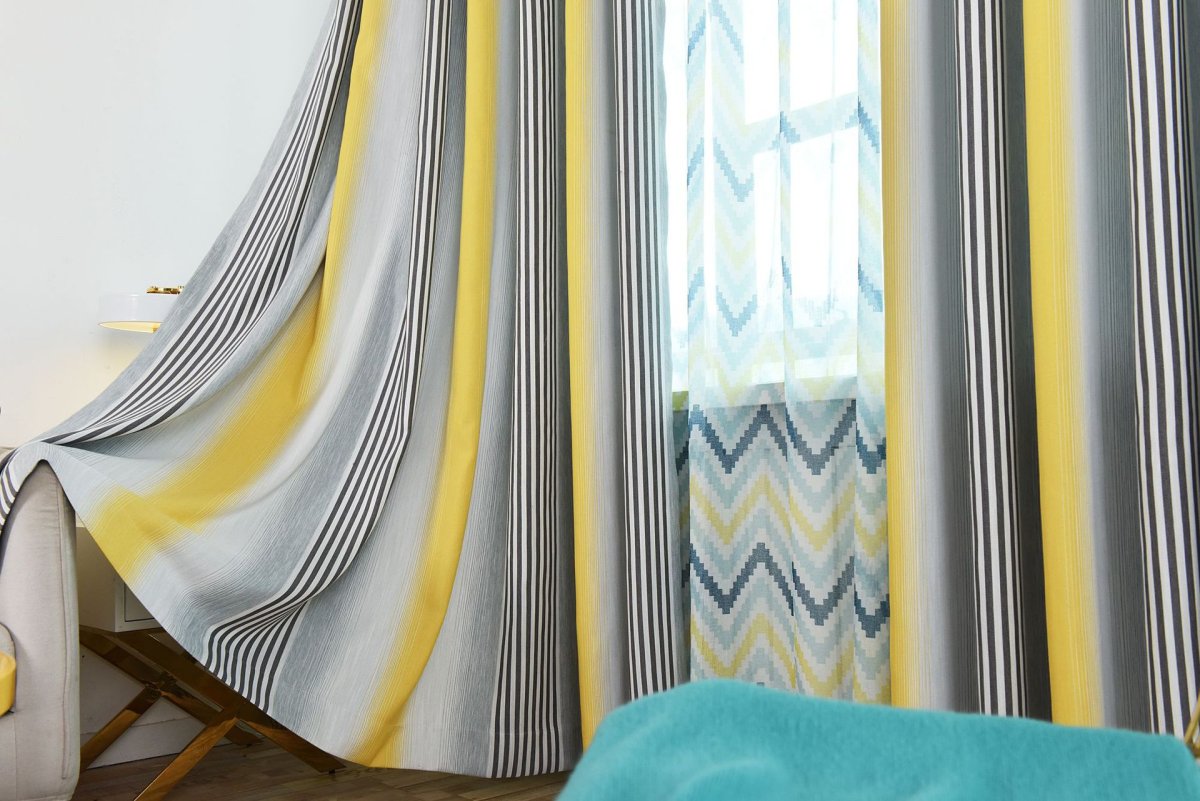 Полосатые шторы