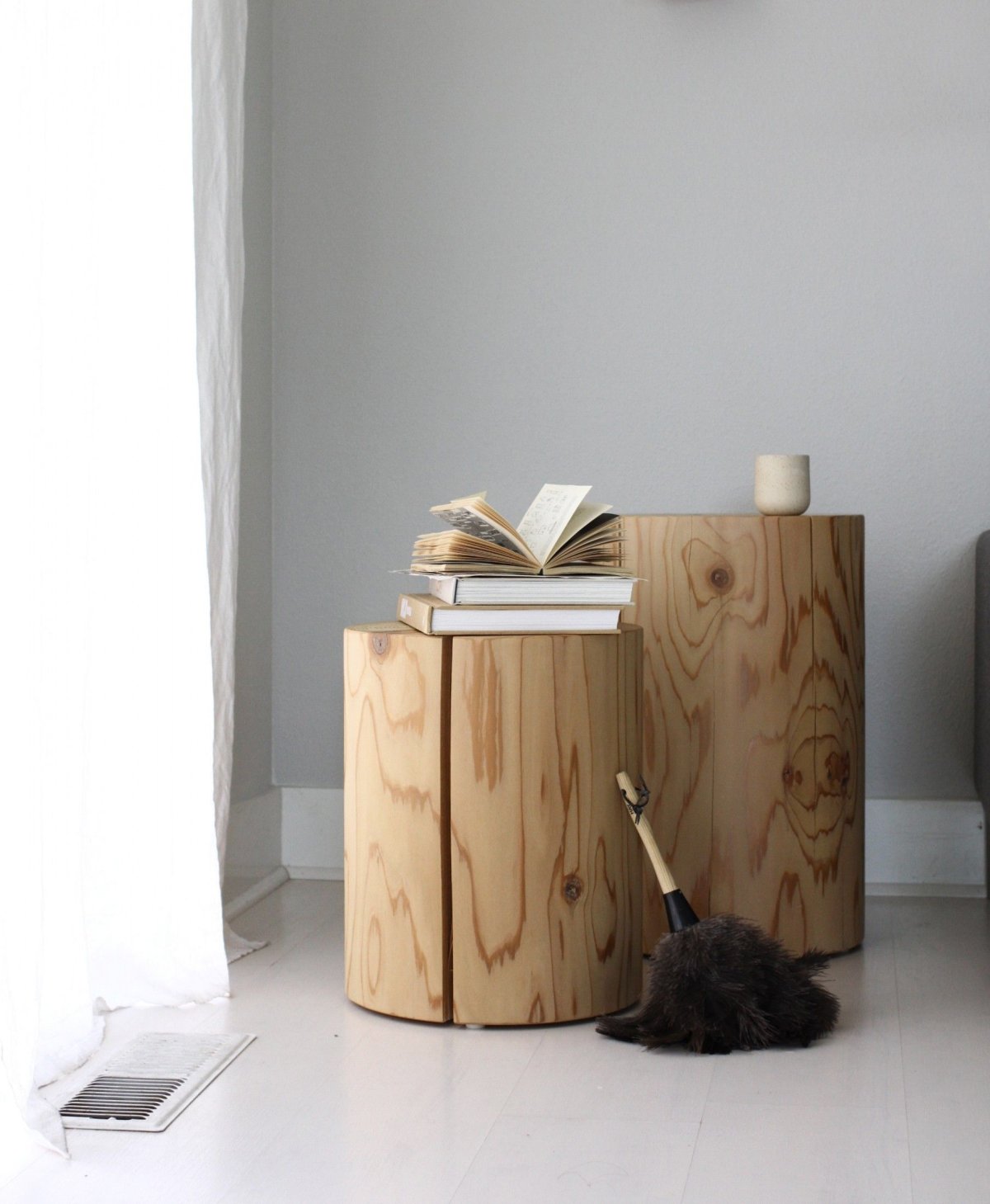 Тумба бревно