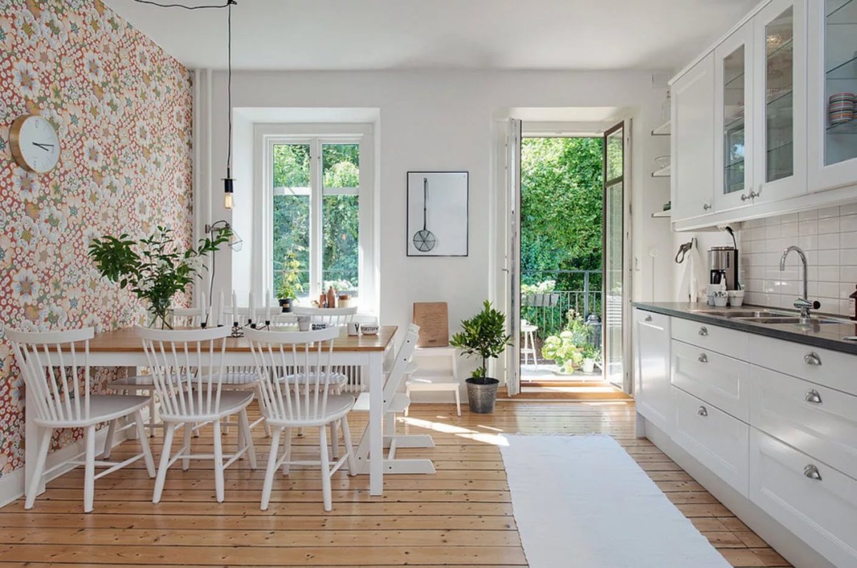 Белый интерьер