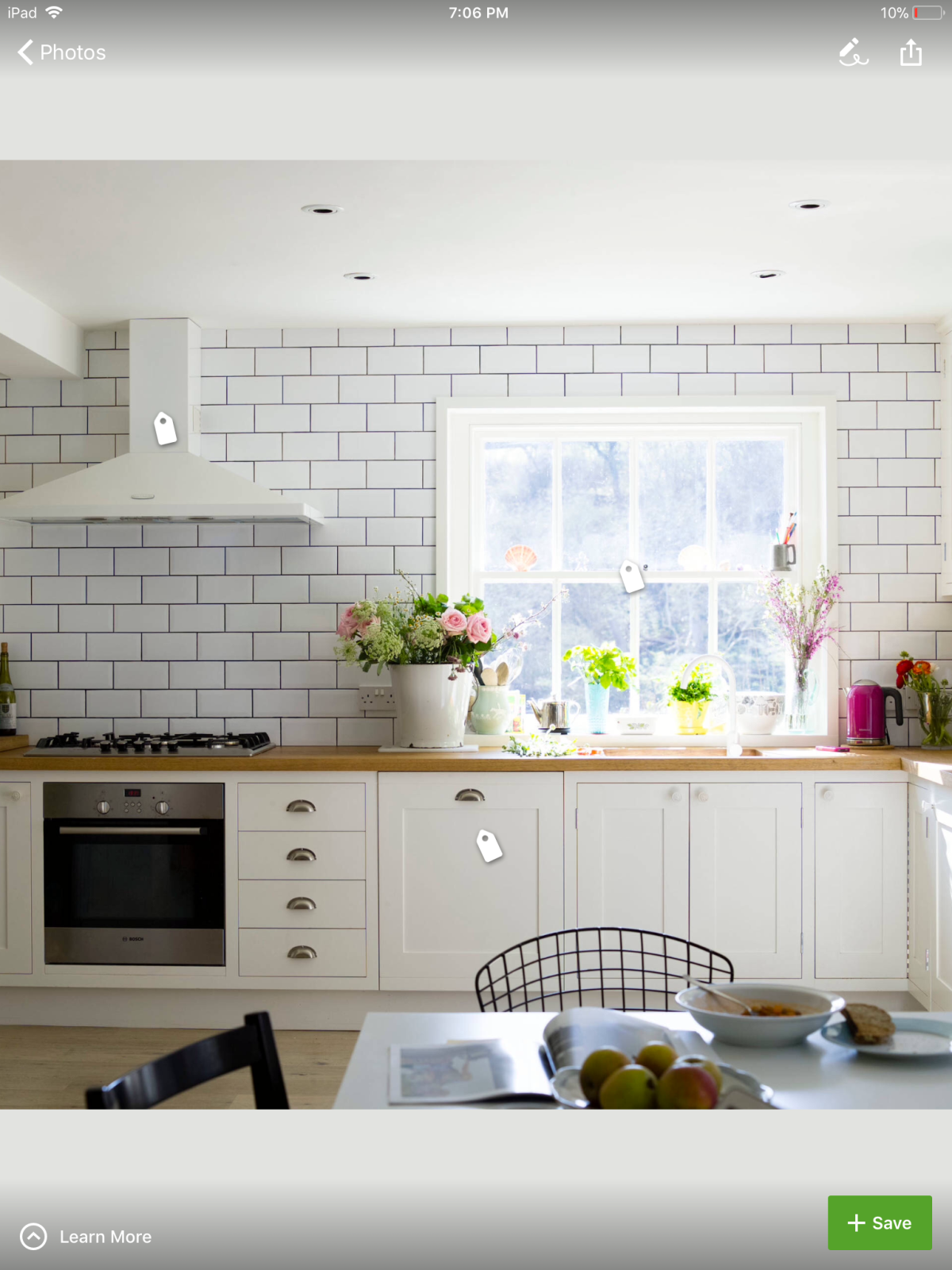 Грифельная доска на кухне