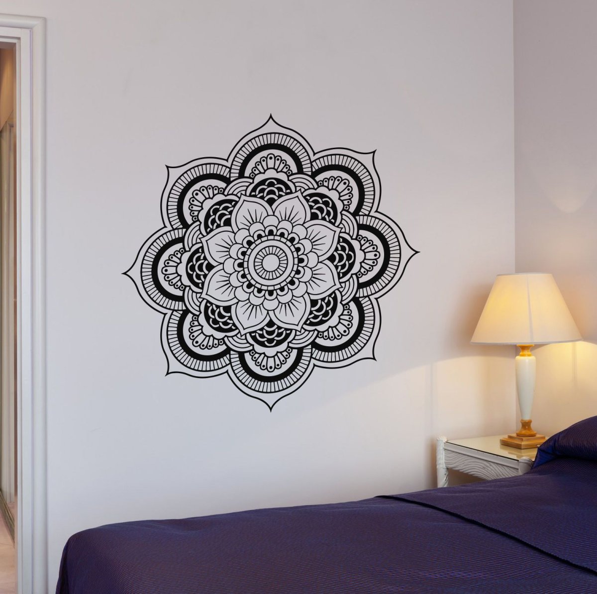 Мандала рисование на стене