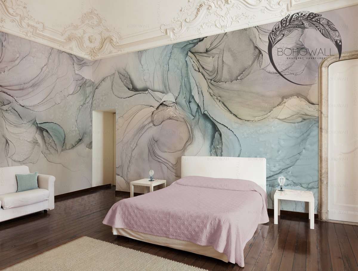 Фреска на стену разводы