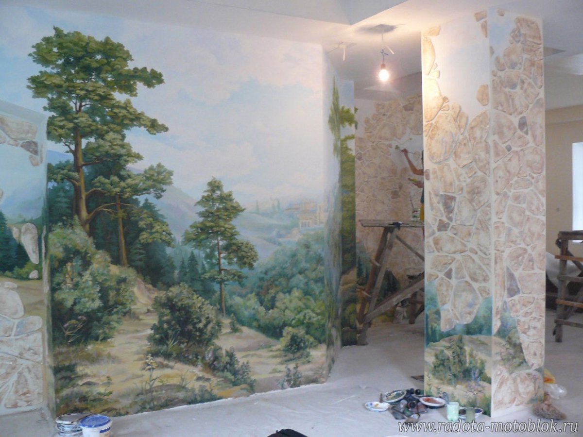 Роспись стен