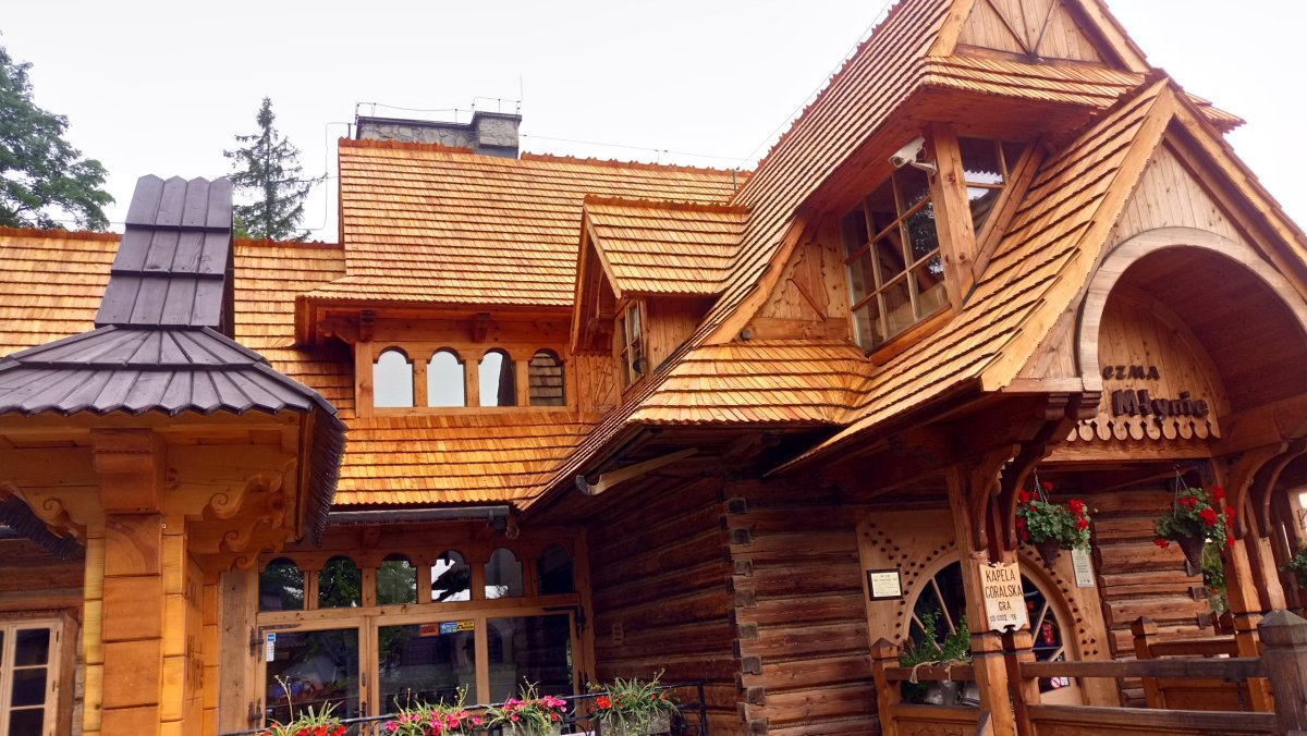 Кровля из Гонта дранки