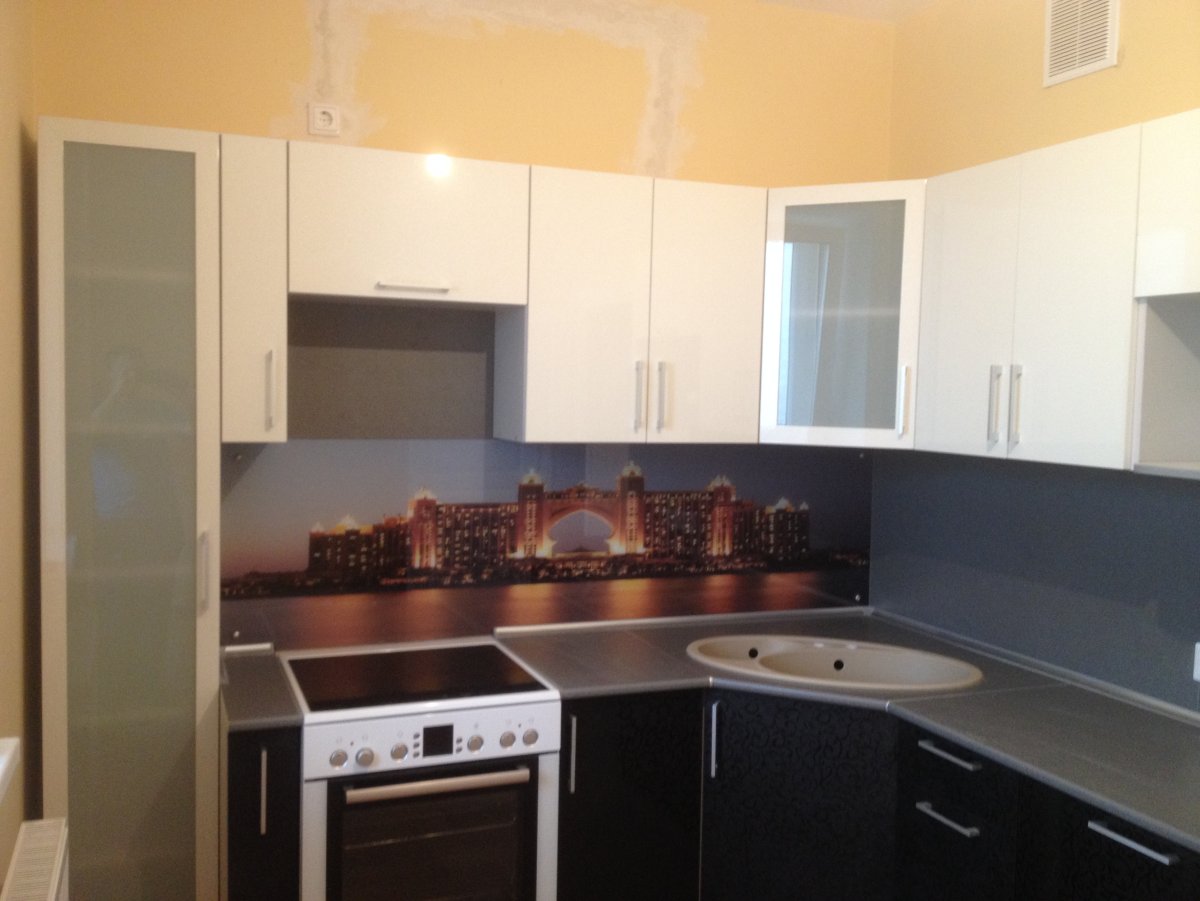 Кухня Агава лиственница светлая