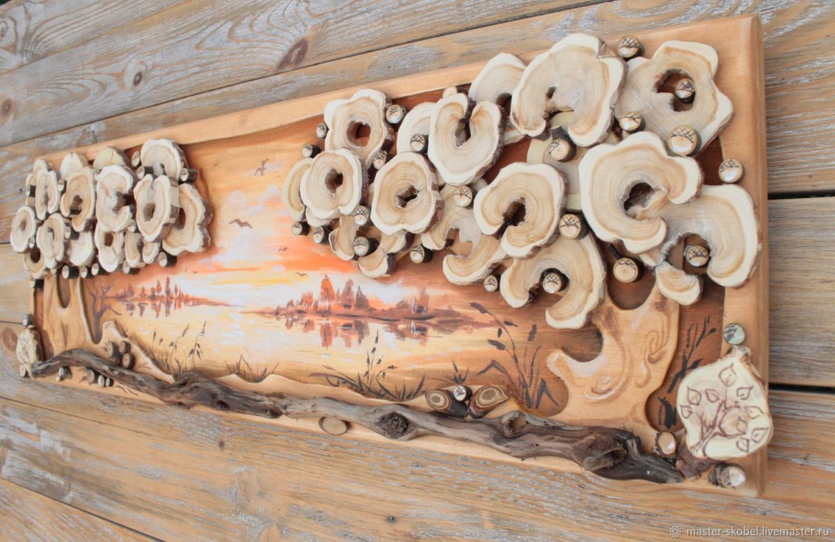 Можжевеловое панно 500х1200