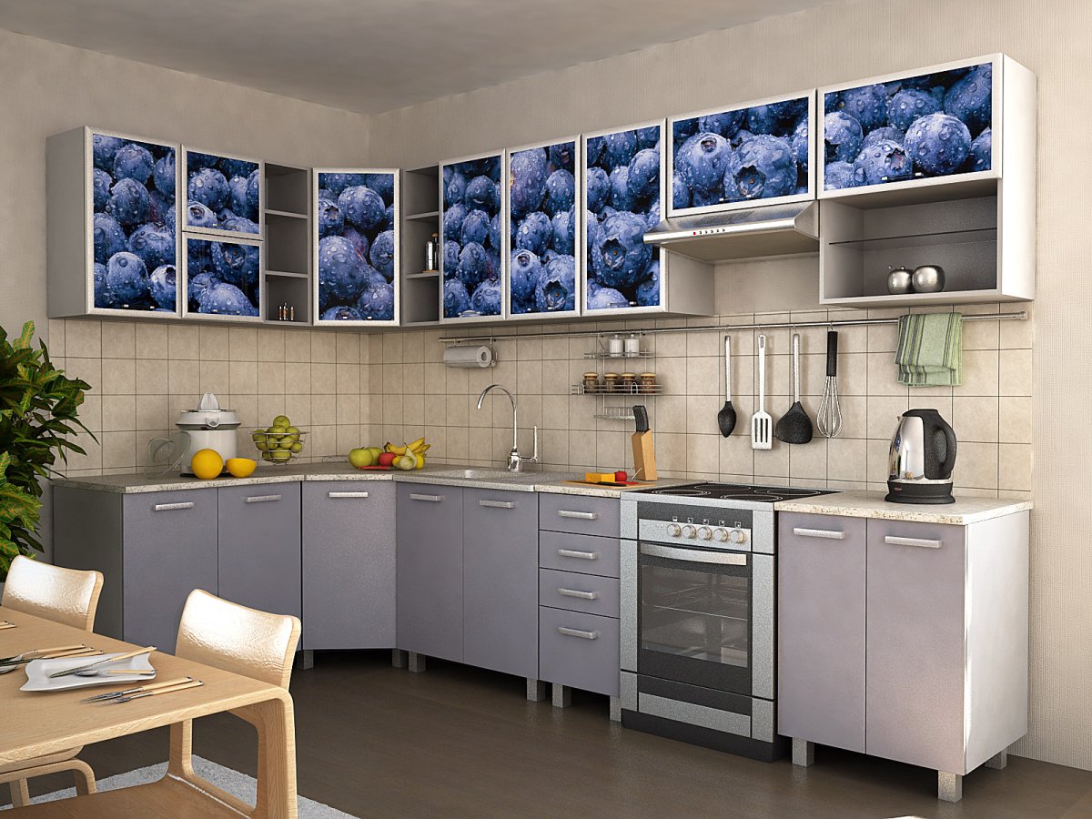 Кухни с фотопечатью