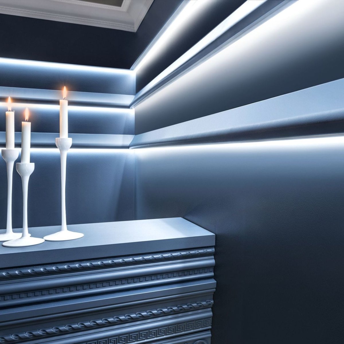 Профиль для светящегося плинтуса и встраиваемых светильников 7023259