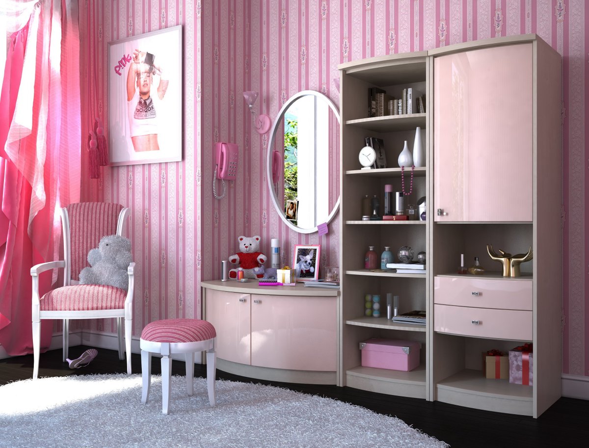 Шкаф для подростка девочки
