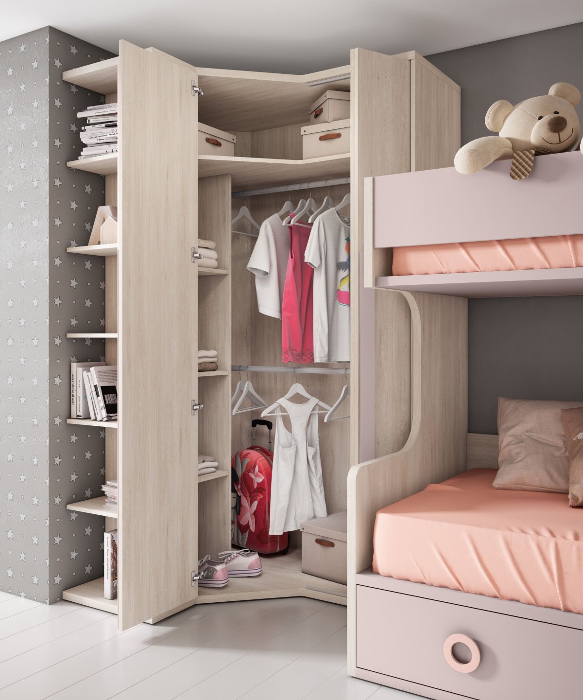 Детские угловые шкафы