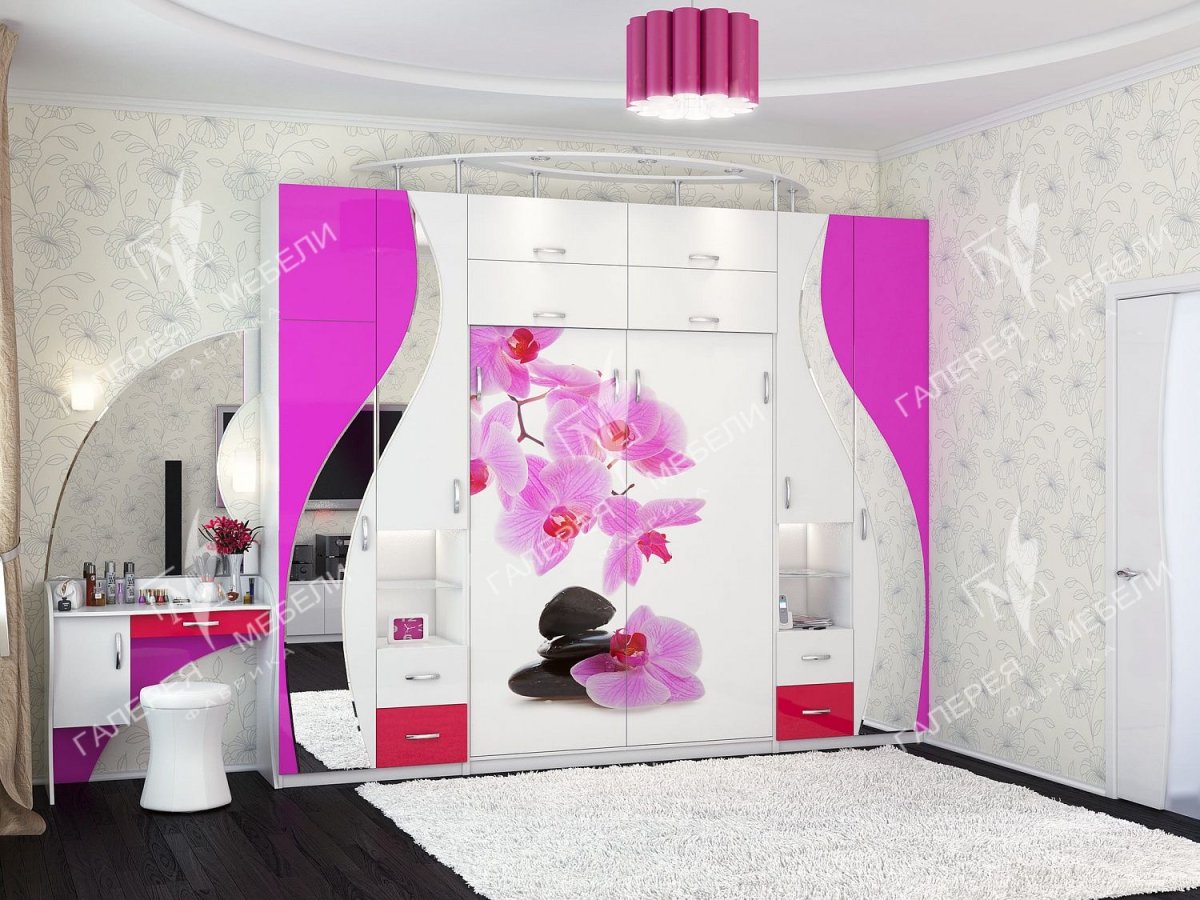 Шкаф в комнату подростка девочки