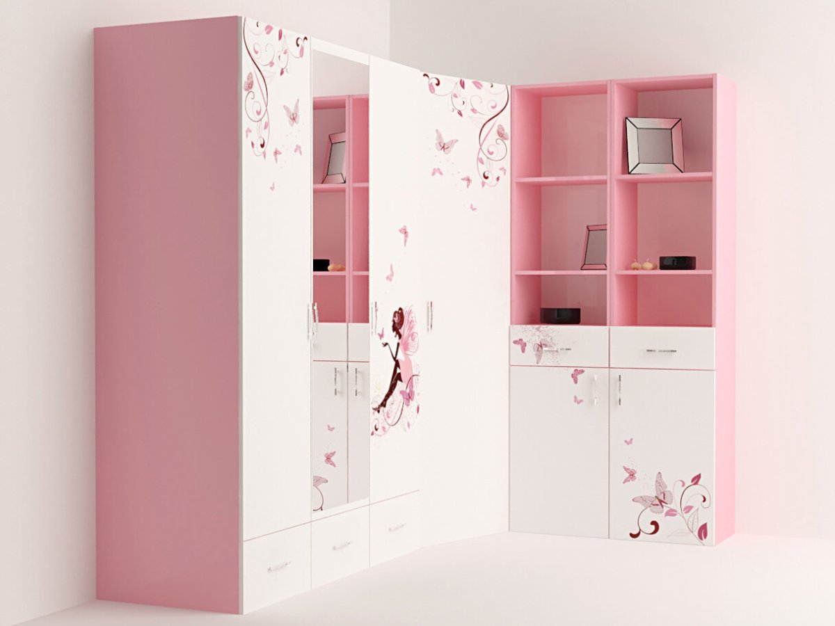 Шкаф в комнату подростка девочки