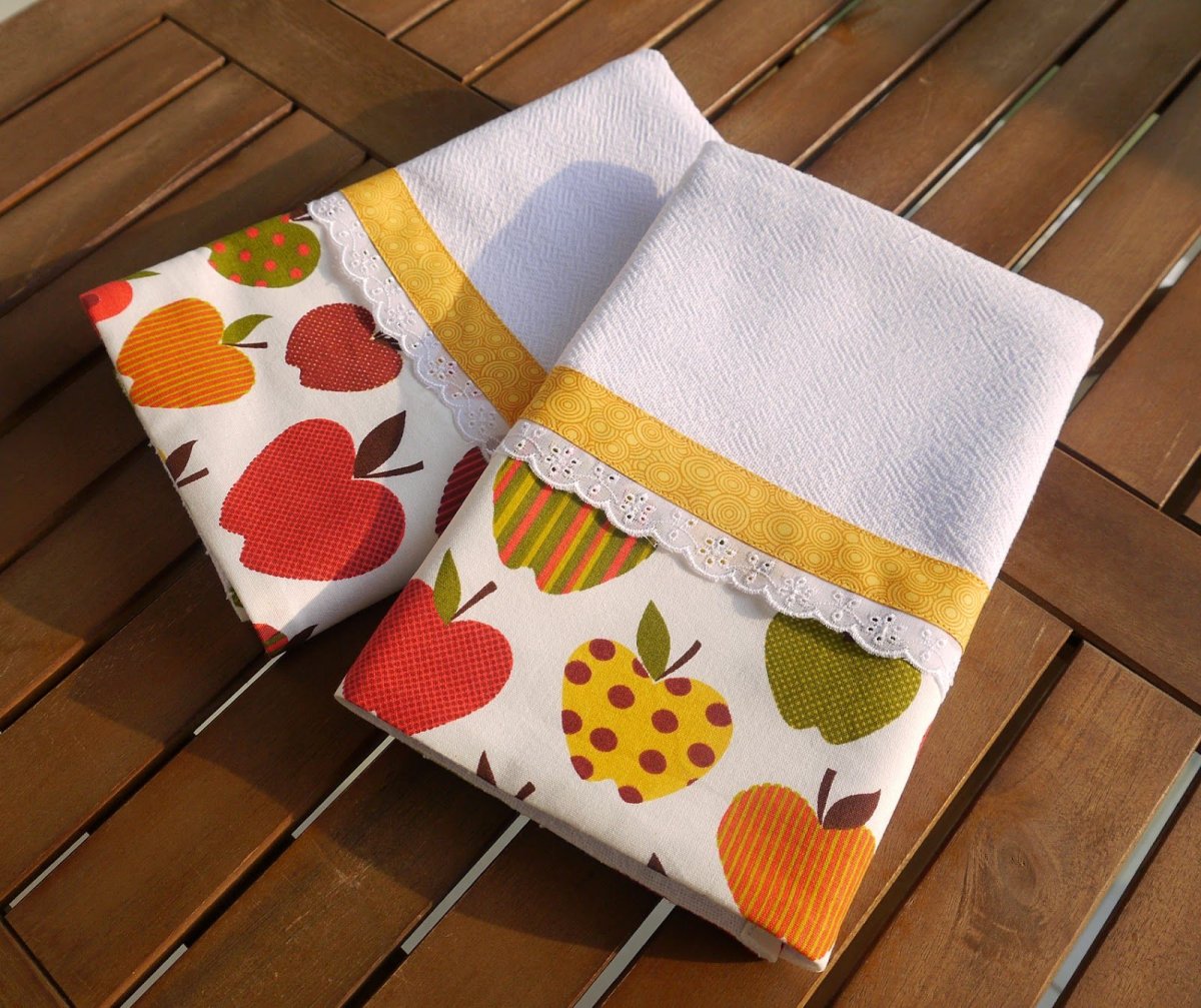 Кухонное полотенце пэчворк