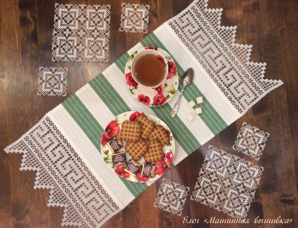 Салфетка полотенце под чашку