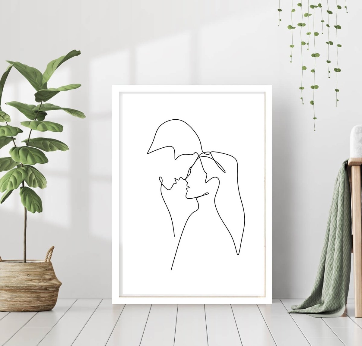 Силуэты из линий