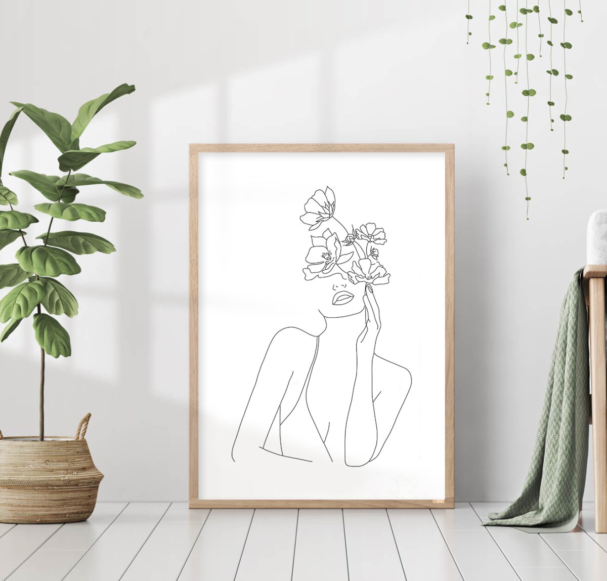 Декор стен в парикмахерской