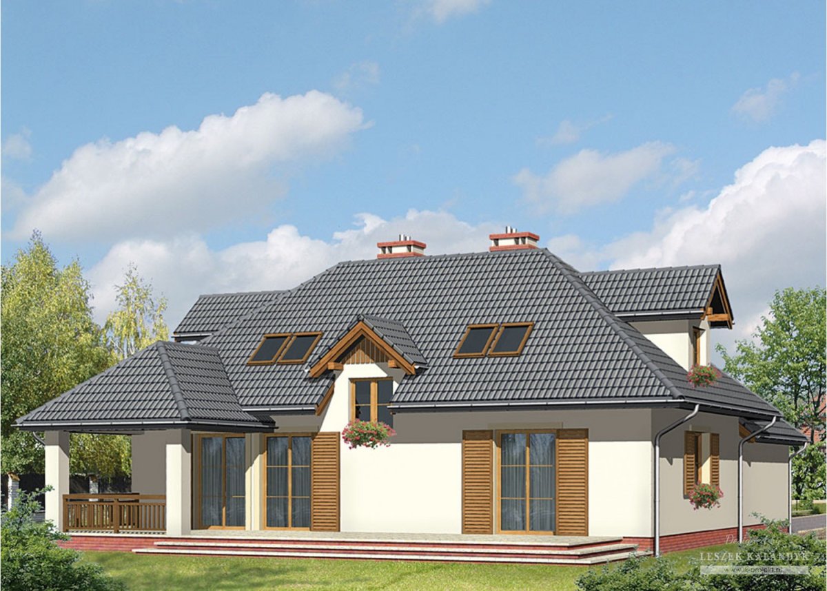 Чердак под вальмовой крышей