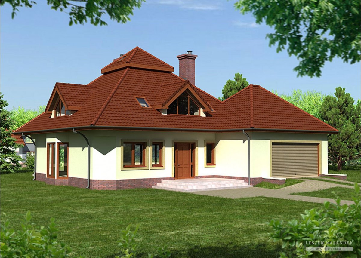 Чердак под вальмовой крышей